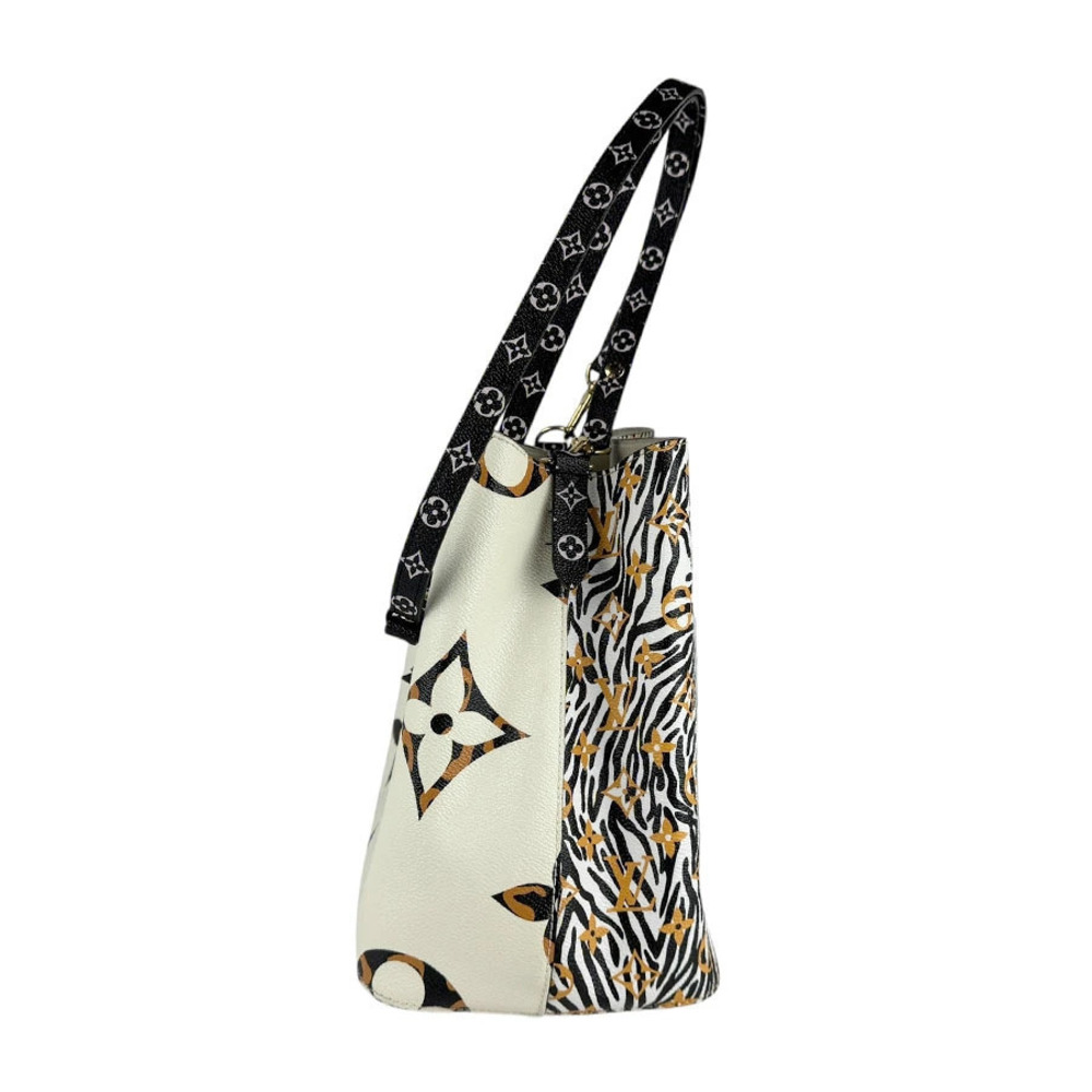 Louis Vuitton Off Bag Shoulder Black Brown Jungle NeoNoe White Giant Brown White